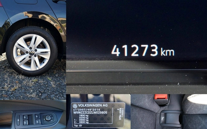 Volkswagen Golf cena 76800 przebieg: 41273, rok produkcji 2020 z Dębno małe 326